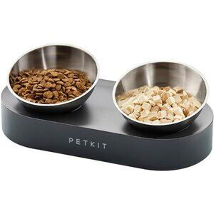 Raised Dog Cat Food Bowl 304 Stainless Steel, Elevated Pet Food and Water Bowl
